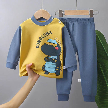 Baby Boy Dinosaur Pajama Sleepwear Set - Sleepwear Set - Chivry - Mad Fly Essentials
