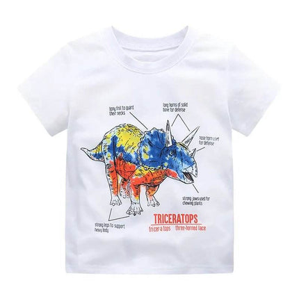 Baby Boy Dinosaur T-Rex Animal Summer Shirt - Mad Fly Essentials