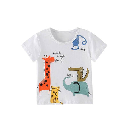 Baby Boy Dinosaur T - Rex Animal Summer Shirt - Shirt - Little maven - Mad Fly Essentials