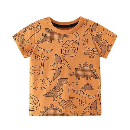 Baby Boy Dinosaur T - Rex Animal Summer Shirt - Shirt - Little maven - Mad Fly Essentials