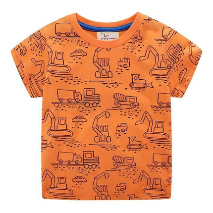 Baby Boy Dinosaur T - Rex Animal Summer Shirt - Shirt - Little maven - Mad Fly Essentials