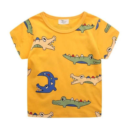 Baby Boy Dinosaur T - Rex Animal Summer Shirt - Shirt - Little maven - Mad Fly Essentials