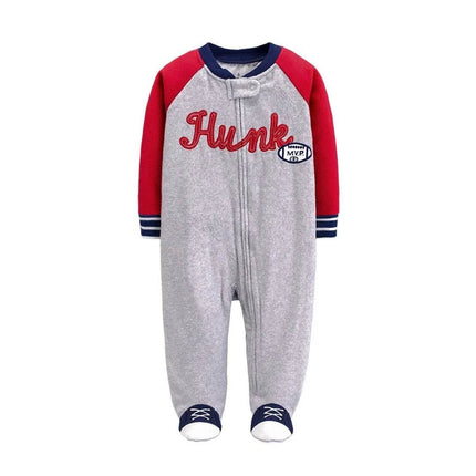 Baby Boy Fall Fleece Animal Romper - Baby Romper - Afairytale - Mad Fly Essentials