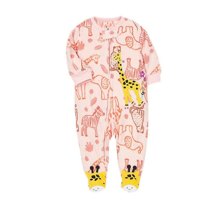 Baby Boy Fall Fleece Animal Romper - Baby Romper - Afairytale - Mad Fly Essentials