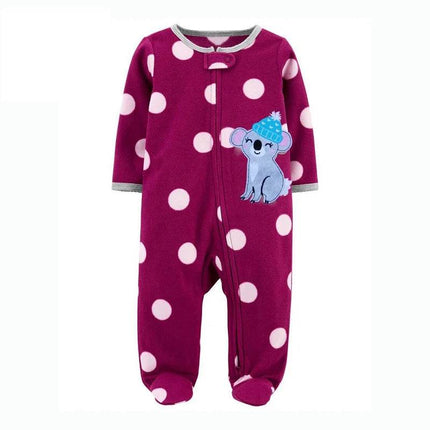 Baby Boy Fall Fleece Animal Romper - Baby Romper - Afairytale - Mad Fly Essentials