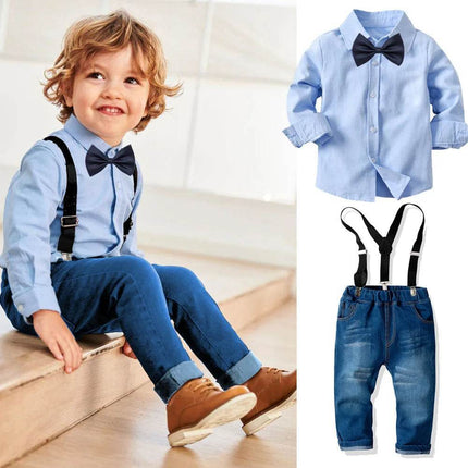 Baby Boy Formal Blue Banquet Gentleman Outfit - Gentleman Outfit - LJW - Mad Fly Essentials