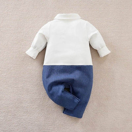 Baby Boy Formal Party Romper Gentleman Outfit - Gentleman Outfit - KuKitty - Mad Fly Essentials