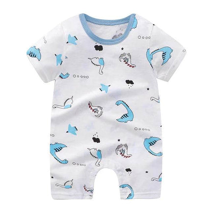 Boy Funny Animal Short Baby Romper - Mad Fly Essentials