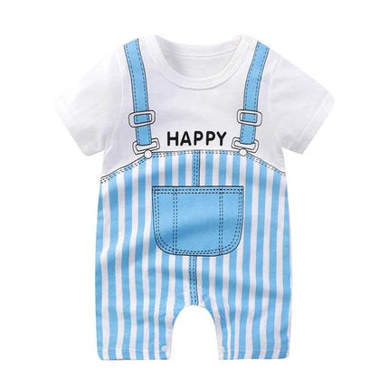 Baby Boy Funny Animal Short Rompers - Mad Fly Essentials