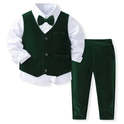 Baby Boy Formal Costume Suit Gentleman Outfit - Gentleman Outfit - campure - Mad Fly Essentials