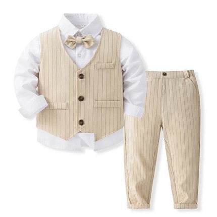 Baby Boy Formal Costume Suit Gentleman Outfit - Gentleman Outfit - campure - Mad Fly Essentials