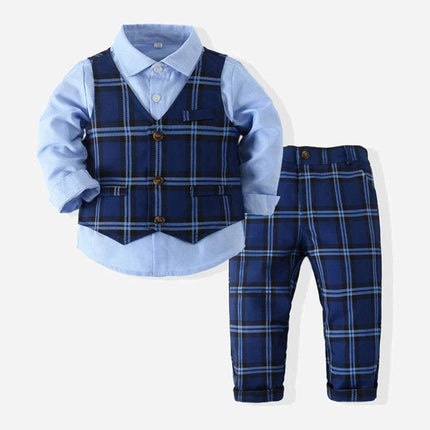 Baby Boy Formal Costume Suit Gentleman Outfit - Gentleman Outfit - campure - Mad Fly Essentials