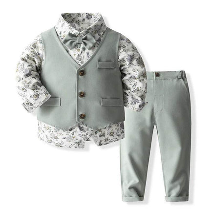 Baby Boy Formal Costume Suit Gentleman Outfit - Gentleman Outfit - campure - Mad Fly Essentials