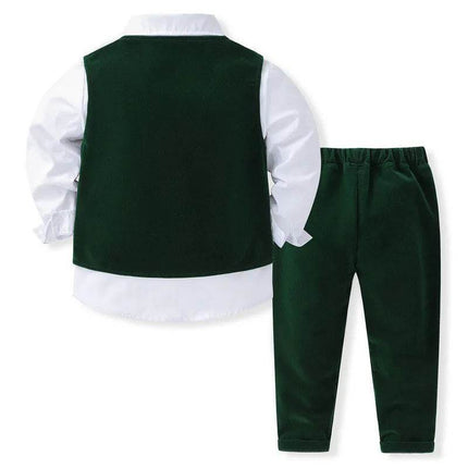 Baby Boy Formal Costume Suit Gentleman Outfit - Gentleman Outfit - campure - Mad Fly Essentials