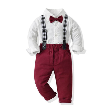 Baby Boy Formal Striped Gentleman Outfit - Gentleman Outfit - Top and top - Mad Fly Essentials