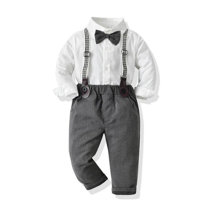 Baby Boy Formal Striped Gentleman Outfit - Gentleman Outfit - Top and top - Mad Fly Essentials