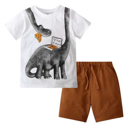 Baby Boy Green Animal Dinosaur Outfit Clothing Set - Clothing Set - SAILEROAD - Mad Fly Essentials