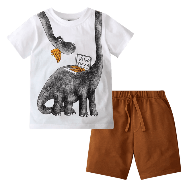 Baby Boy Green Animal Dinosaur Outfit Clothing Set - Clothing Set - SAILEROAD - Mad Fly Essentials