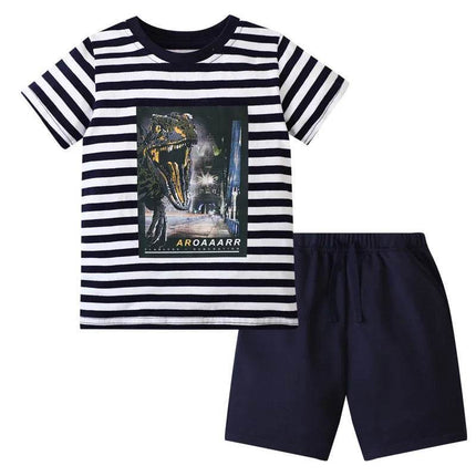 Baby Boy Green Animal Dinosaur Outfit Clothing Set - Clothing Set - SAILEROAD - Mad Fly Essentials