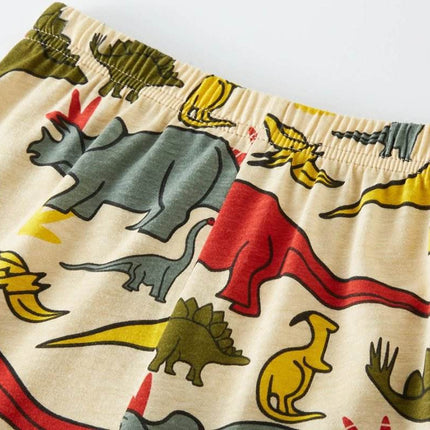 Baby Boy Green Dinosaur Pajama Set - Pajama Set - SAILEROAD - Mad Fly Essentials