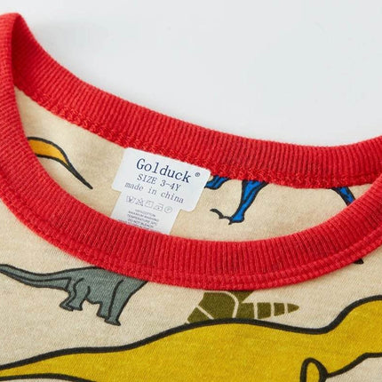 Baby Boy Green Dinosaur Pajama Set - Pajama Set - SAILEROAD - Mad Fly Essentials