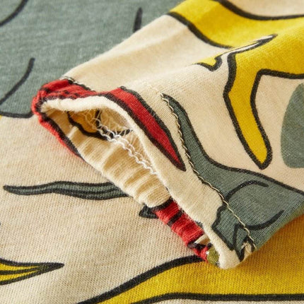 Baby Boy Green Dinosaur Pajama Set - Pajama Set - SAILEROAD - Mad Fly Essentials