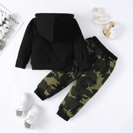 Baby Boy Long Black Camo Clothing Set - Clothing Set - Kidswant - Mad Fly Essentials