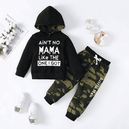 Baby Boy Long Black Camo Clothing Set - Mad Fly Essentials