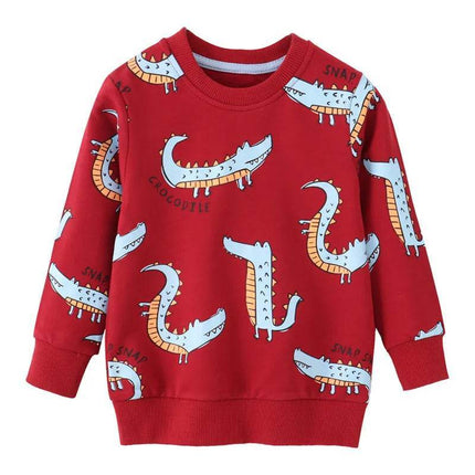 Baby Boy Long Dinosaur Animal Sweater - Sweater - jumping meters - Mad Fly Essentials