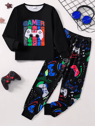 Baby Boy Luminous Gamer 3D Pajama Set - Pajama Set - Little Bitty - Mad Fly Essentials