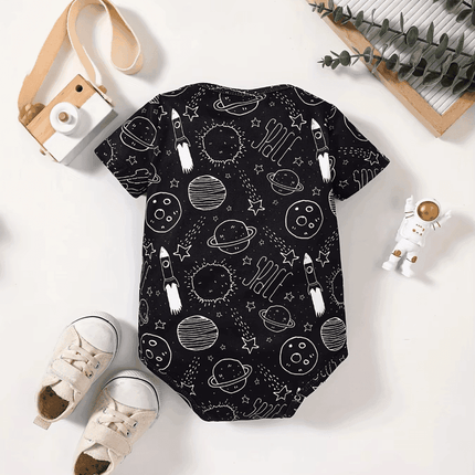 LZH Baby Boy Newborn Space Astronaut Rompers - Mad Fly Essentials