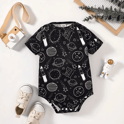 Baby Boy Newborn Space Astronaut Romper - Mad Fly Essentials