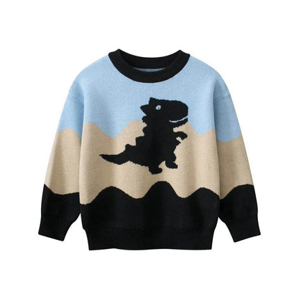 Baby Boy Panda Bear Dinosaur Sweater - Mad Fly Essentials