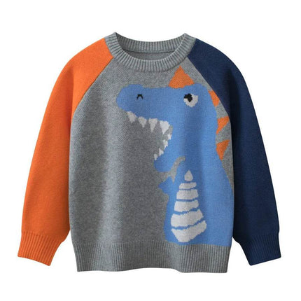 Baby Boy Panda Bear Dinosaur Sweater - Sweater - jumping meters - Mad Fly Essentials