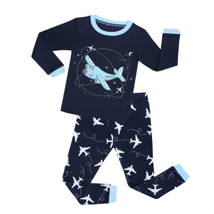 Baby Boy Rocket Space Sleepwear Pajama Set - Pajama Set - Hooyi - Mad Fly Essentials