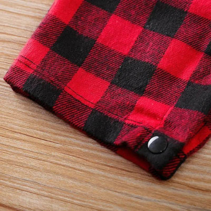 Baby Boy Short Plaid Toddler Jumpsuit Romper - Baby Romper - Prowow - Mad Fly Essentials