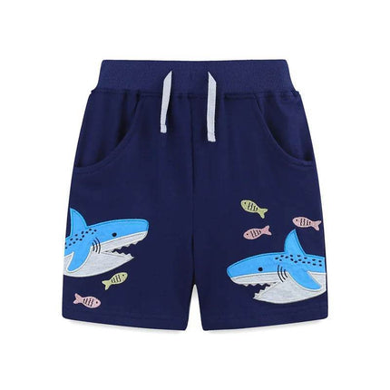 Baby Boy Shark Animal Pocket Shorts - Shorts - jumping meters - Mad Fly Essentials