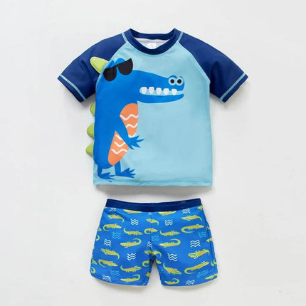 Baby Boy Shark Animal UV Pro Swimwear Set - Swimwear Set - Honeyzone - Mad Fly Essentials
