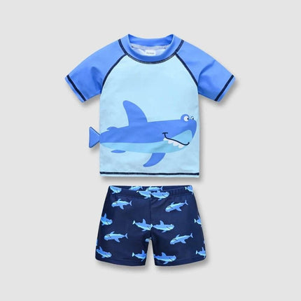 Baby Boy Shark Animal UV Pro Swimwear Set - Swimwear Set - Honeyzone - Mad Fly Essentials