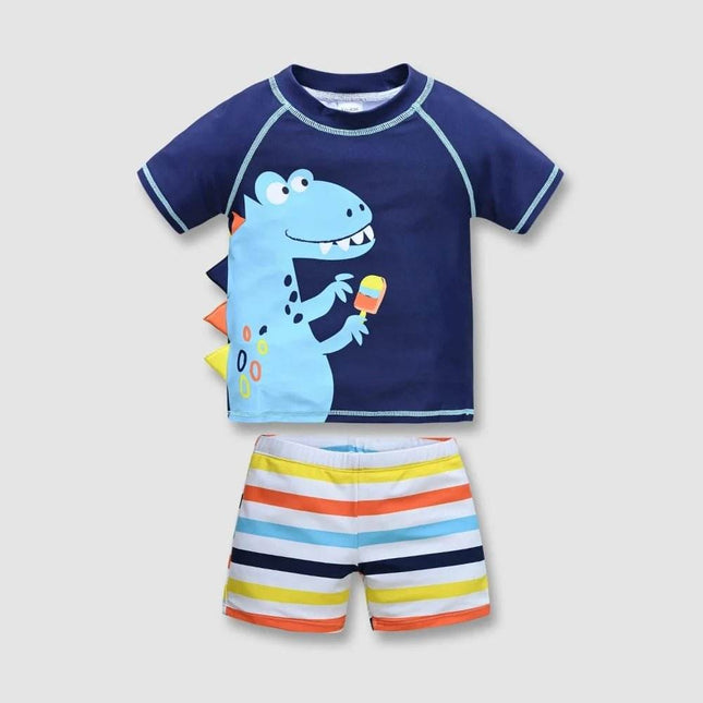 Baby Boy Shark Animal UV Pro Swimwear Set - Swimwear Set - Honeyzone - Mad Fly Essentials