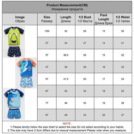 Baby Boy Shark Animal UV Pro Swimwear Set - Swimwear Set - Honeyzone - Mad Fly Essentials