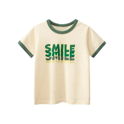 Baby Boy Short Dinosaur Graphic Shirt - Shirt - BENLI WHITE - Mad Fly Essentials