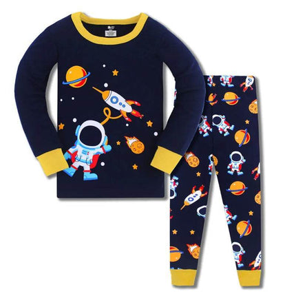Baby Boy Spaceman Rocket Pajama Set - Pajama Set - jumping meters - Mad Fly Essentials