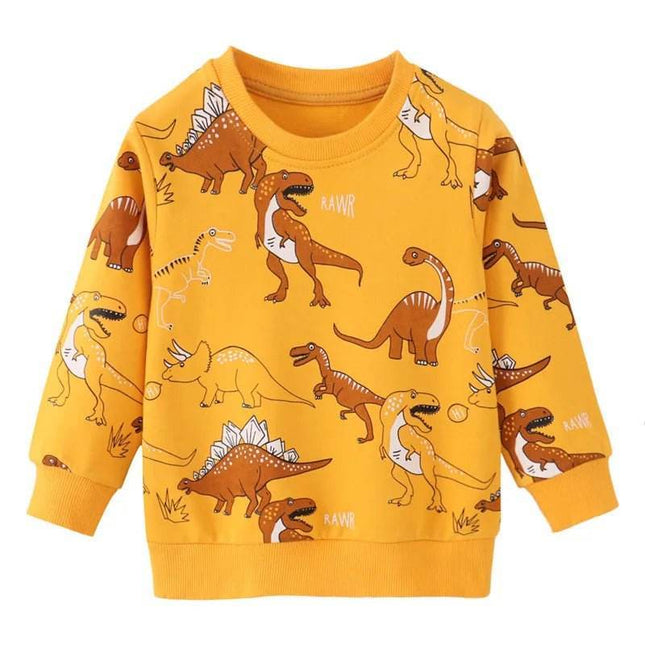 Baby Boy Spring Animal Dinosaur Sweater - Mad Fly Essentials