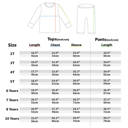 Baby Boy Striped Carnival Rainbow Pajama Set - Pajama Set - Hooyi - Mad Fly Essentials