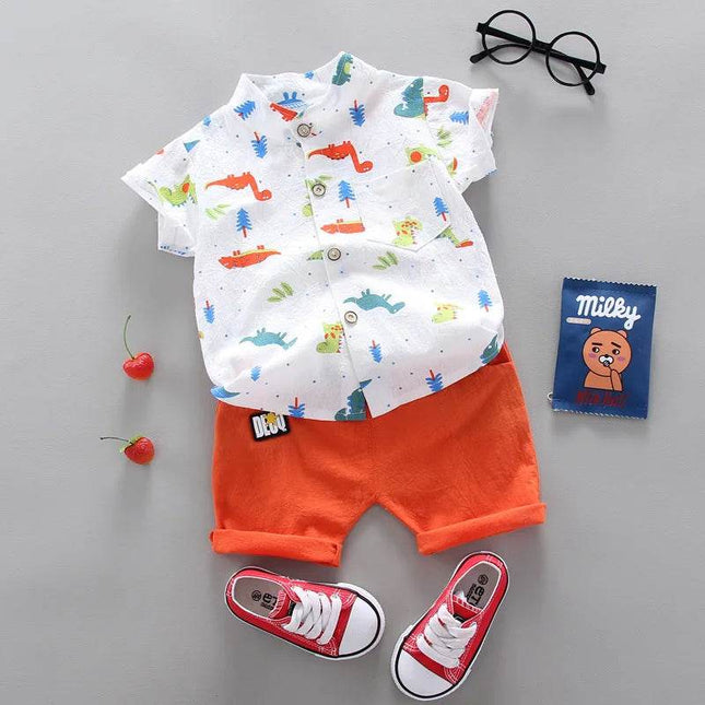 Baby Boy Summer Animal Clothing Set - Clothing Set - Baby Essentials - Mad Fly Essentials
