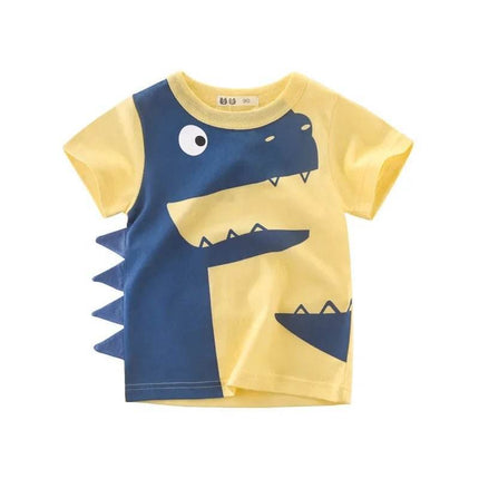 Baby Boy Summer Gator Cartoon Shirt - Shirt - 27kids - Mad Fly Essentials