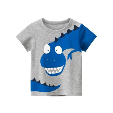 Baby Boy Summer Gator Cartoon Shirt - Shirt - 27kids - Mad Fly Essentials