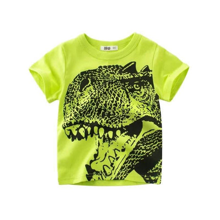 Baby Boy Summer Gator Cartoon Shirt - Shirt - 27kids - Mad Fly Essentials