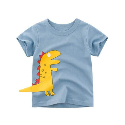 Baby Boy Summer Gator Cartoon Tees - Mad Fly Essentials
